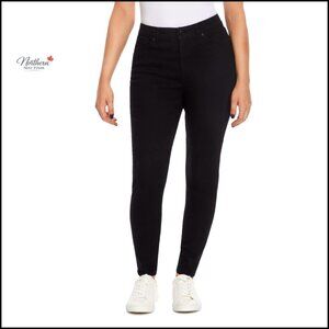 High Rise Skinny Jeans with Stretch Denim